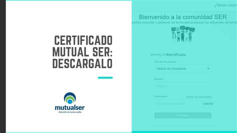 certificados mutual ser|Zona Ser Afiliado